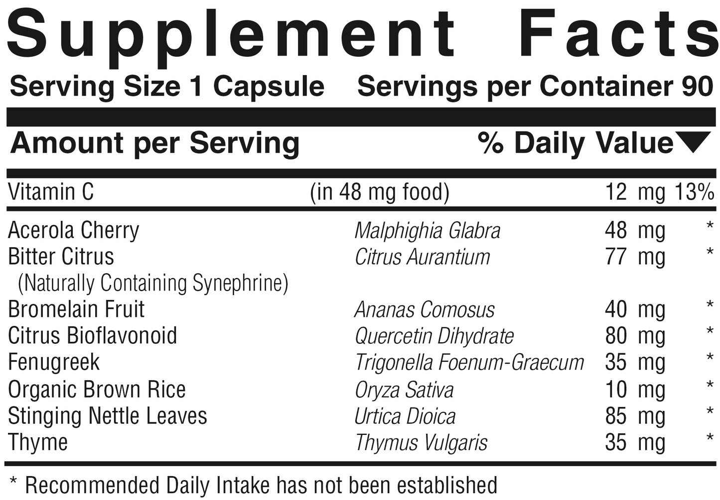 Aller-Lung Support™ Product #135 • 90 Capsules