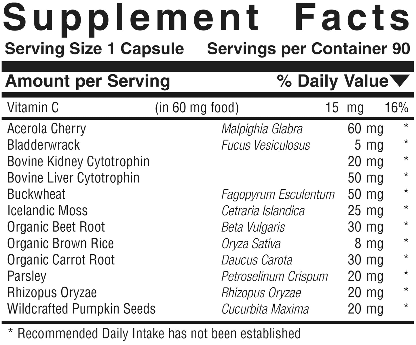 Arginase Bladder™ Product #160 • 90 Capsules