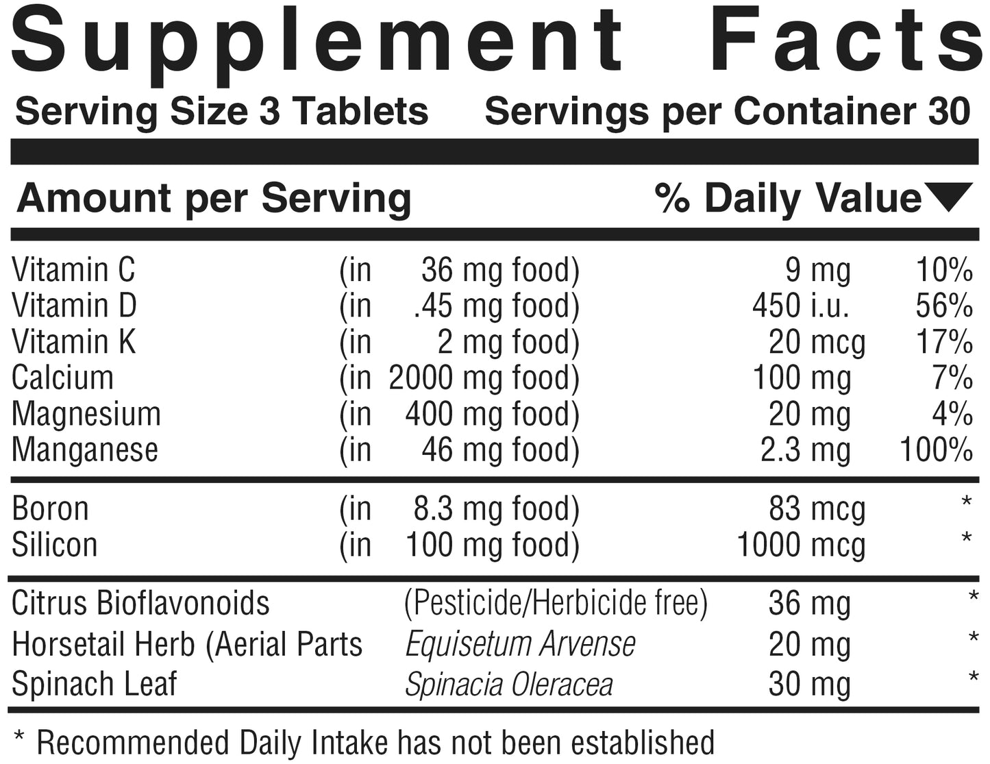 Cal-Mag Complex™ Product #214 • Small – 90 Tablets
