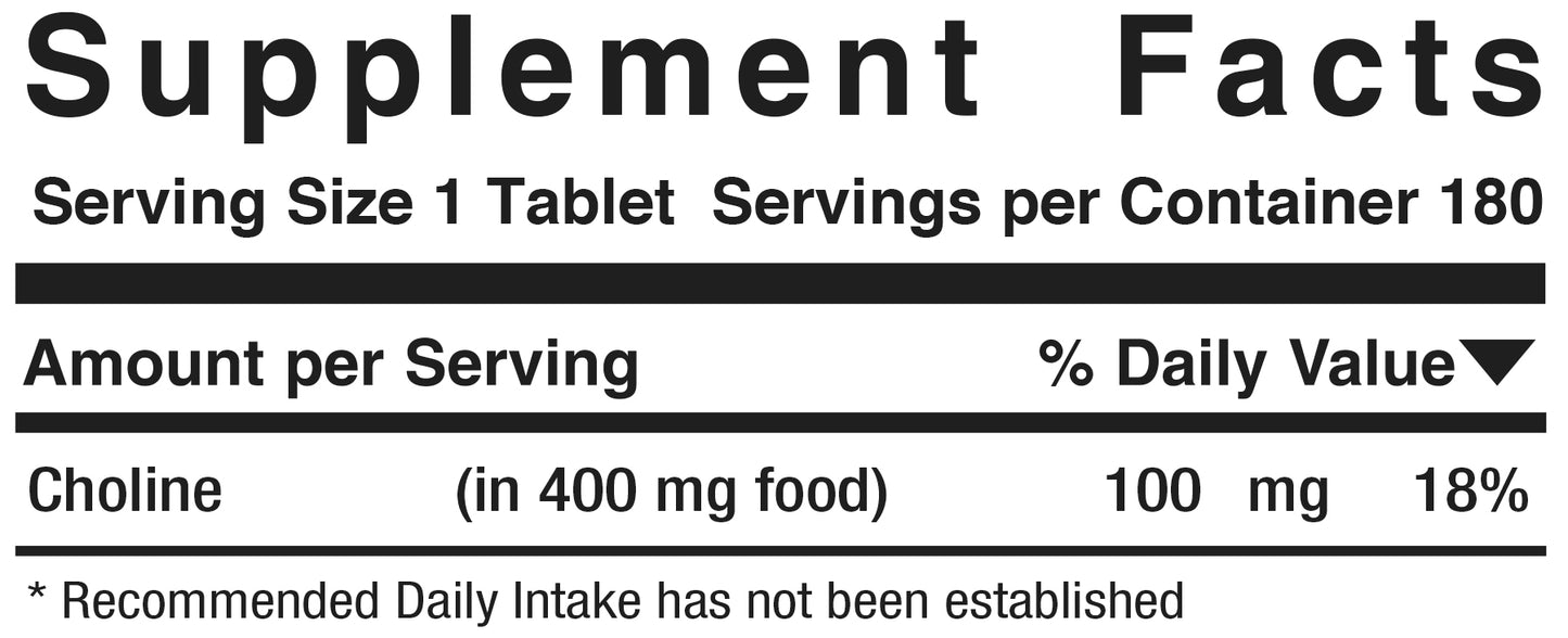 Choline Complex™ Product #235 • 180 Tablets