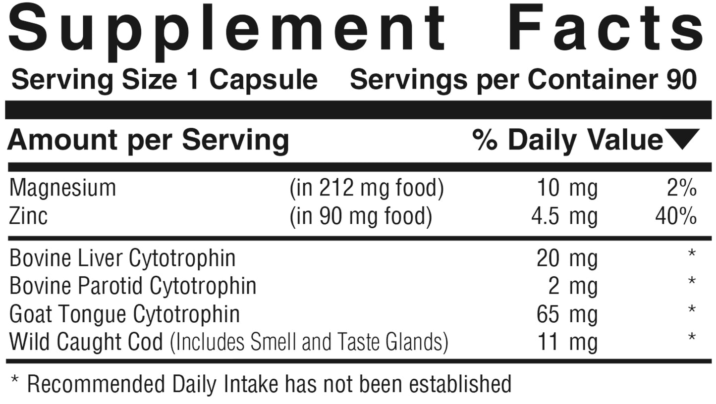 Complete Smell & Taste™ Product #260 • 90 Capsules