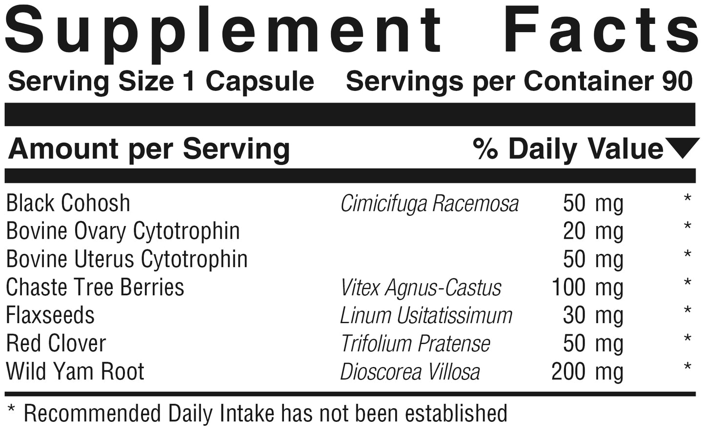 Feminine Advantage™ Product #330 • 90 Capsules