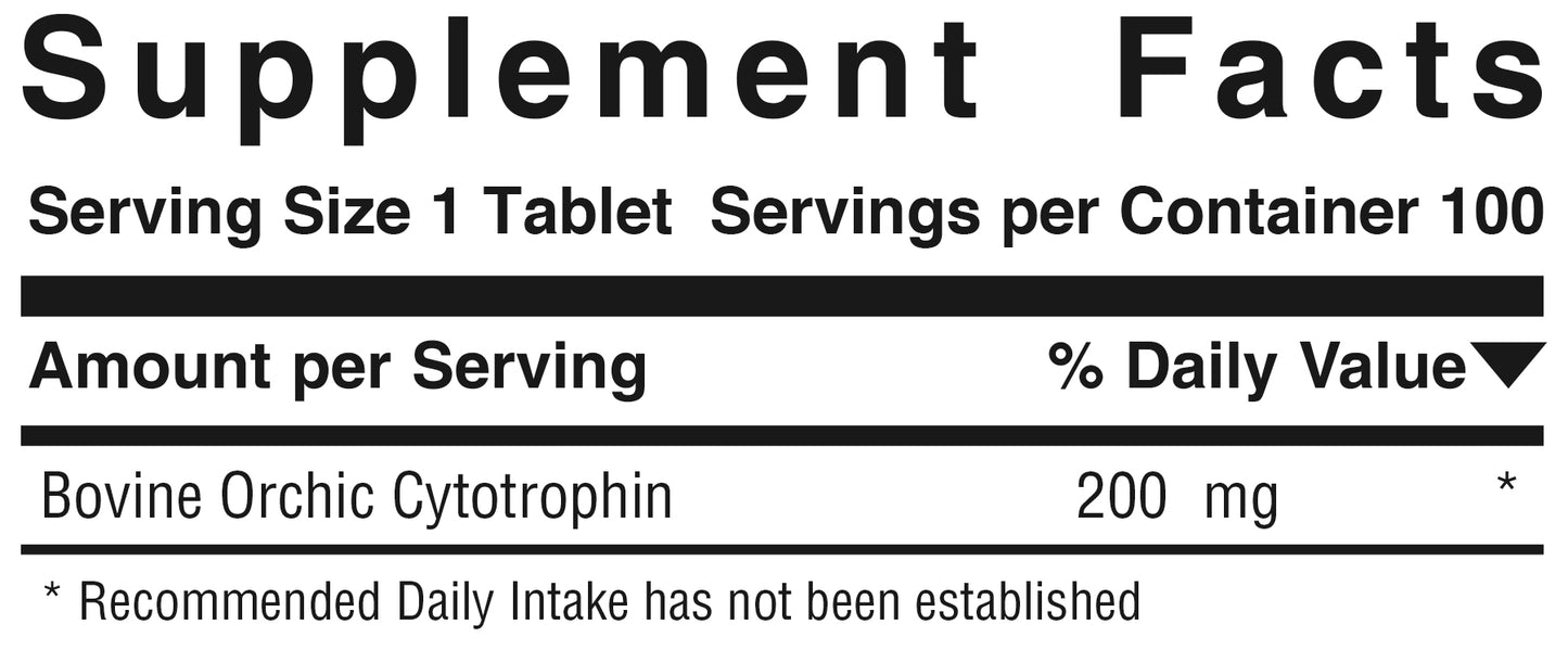 Simply Orchic™ Product #740 • 100 Tablets