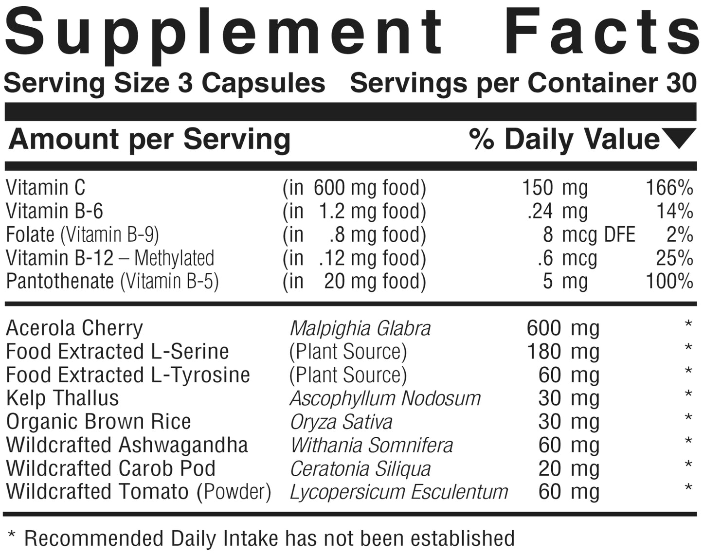 Vegetarian Adrenal™ Product #783 • 90 Capsules