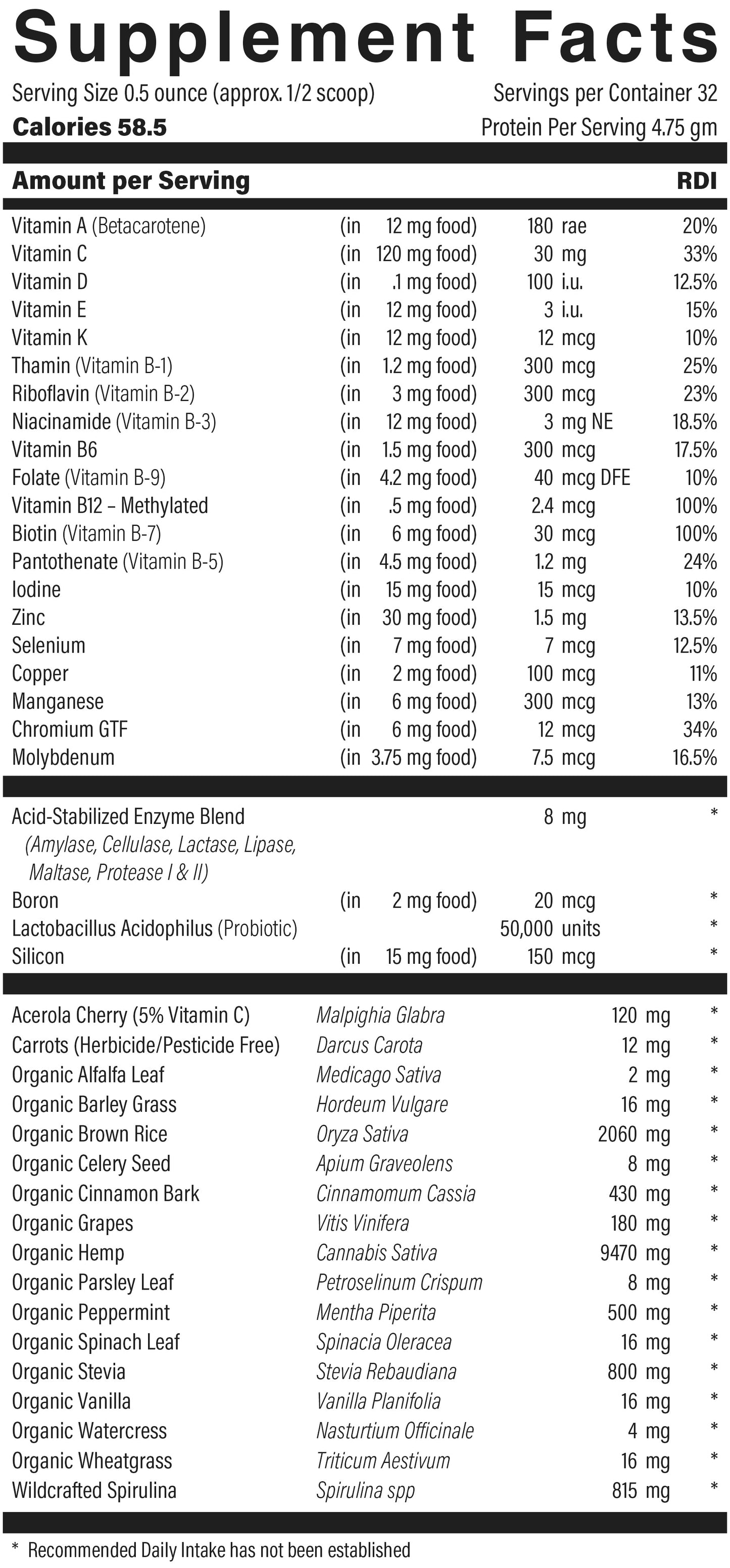 Vitamin & Mineral Shake™