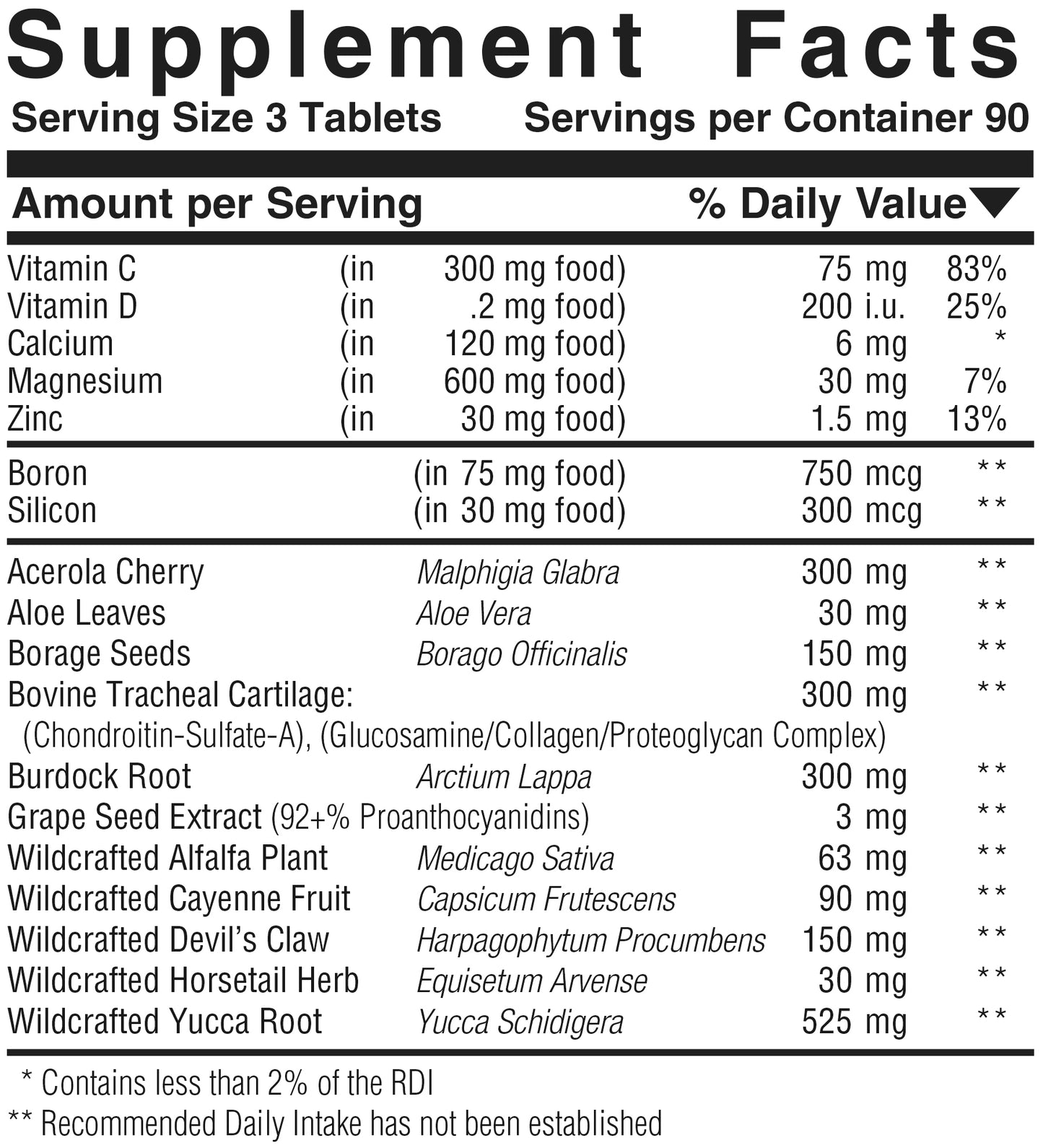 Advanced Joint Complex™  Product #123 • 270 Tablets (LG)
