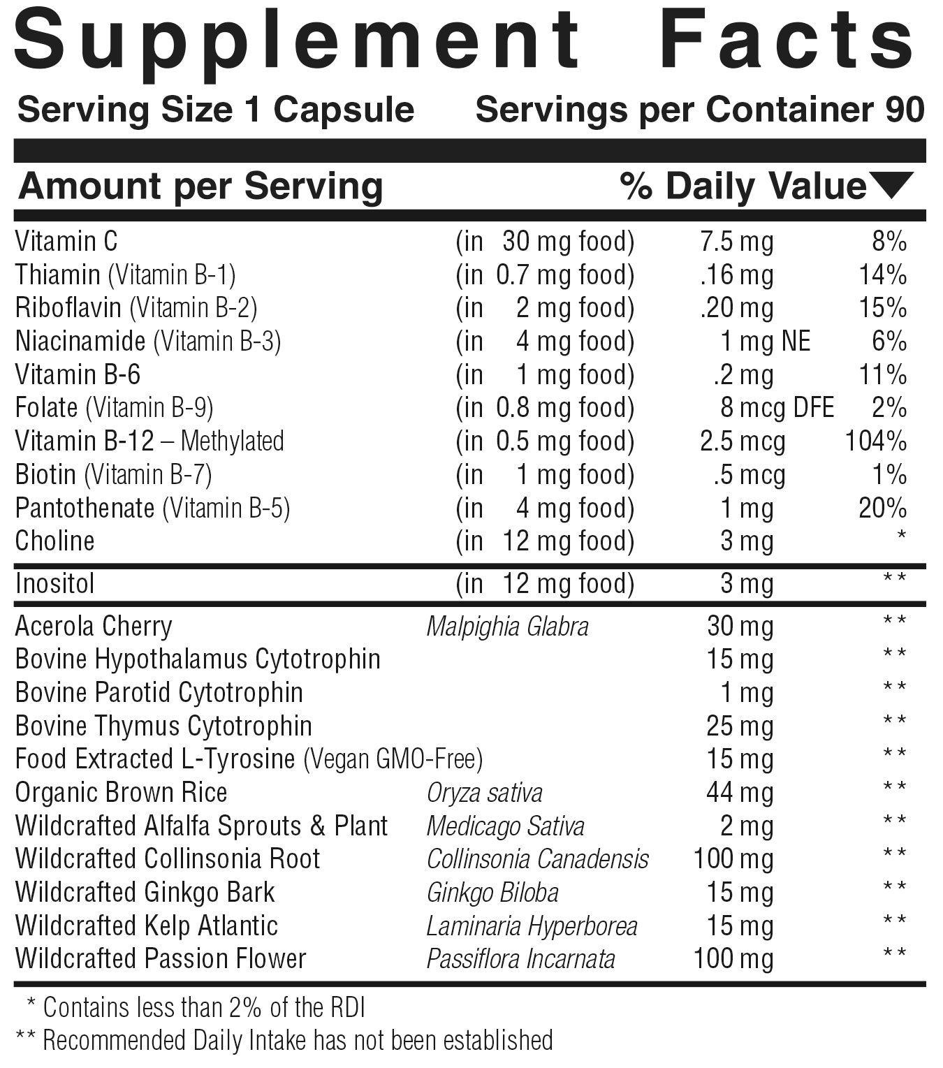 Anxie-Tone™  Product #142 • 90 Capsules