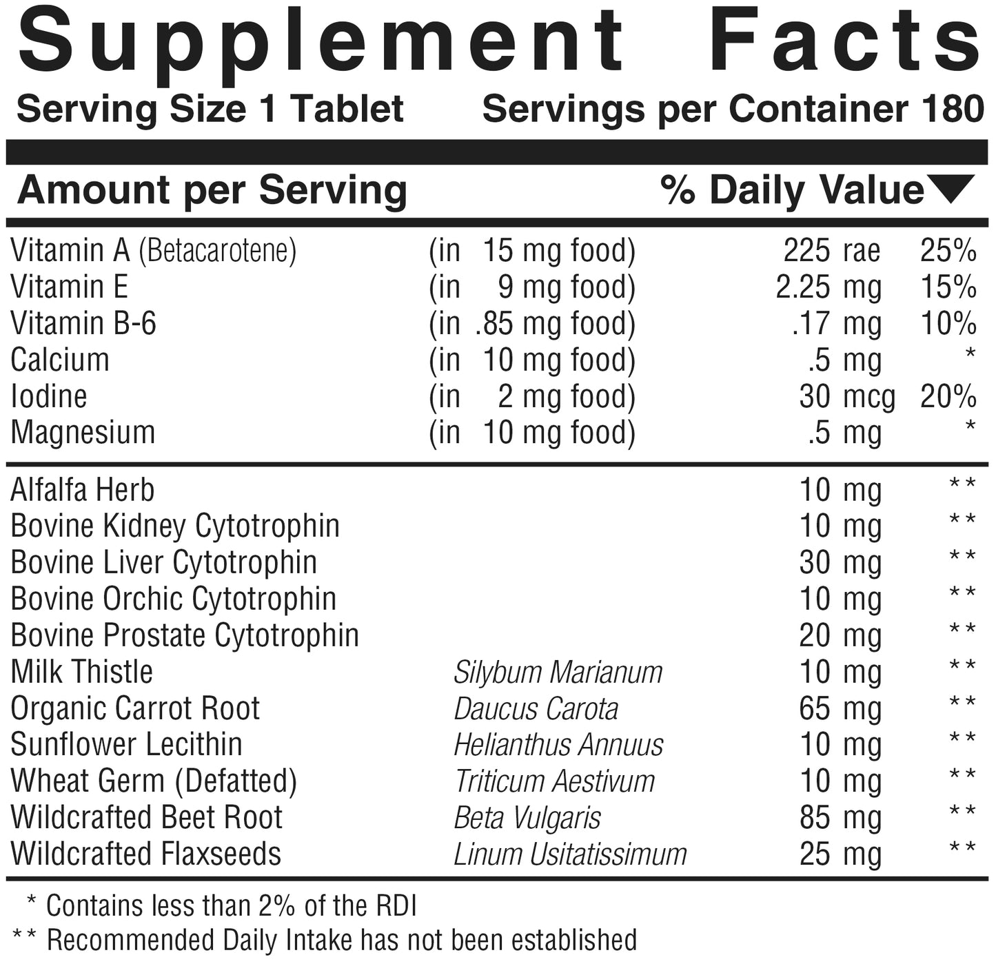 Beet-food Plus™  Product #176 • 180 Tablets