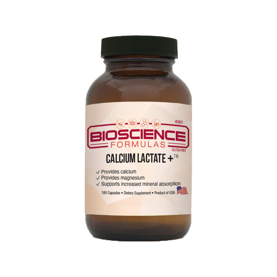Calcium Lactate +™  Product #301 • 180 Capsules