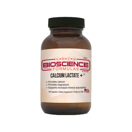 Calcium Lactate +™  Product #301 • 180 Capsules