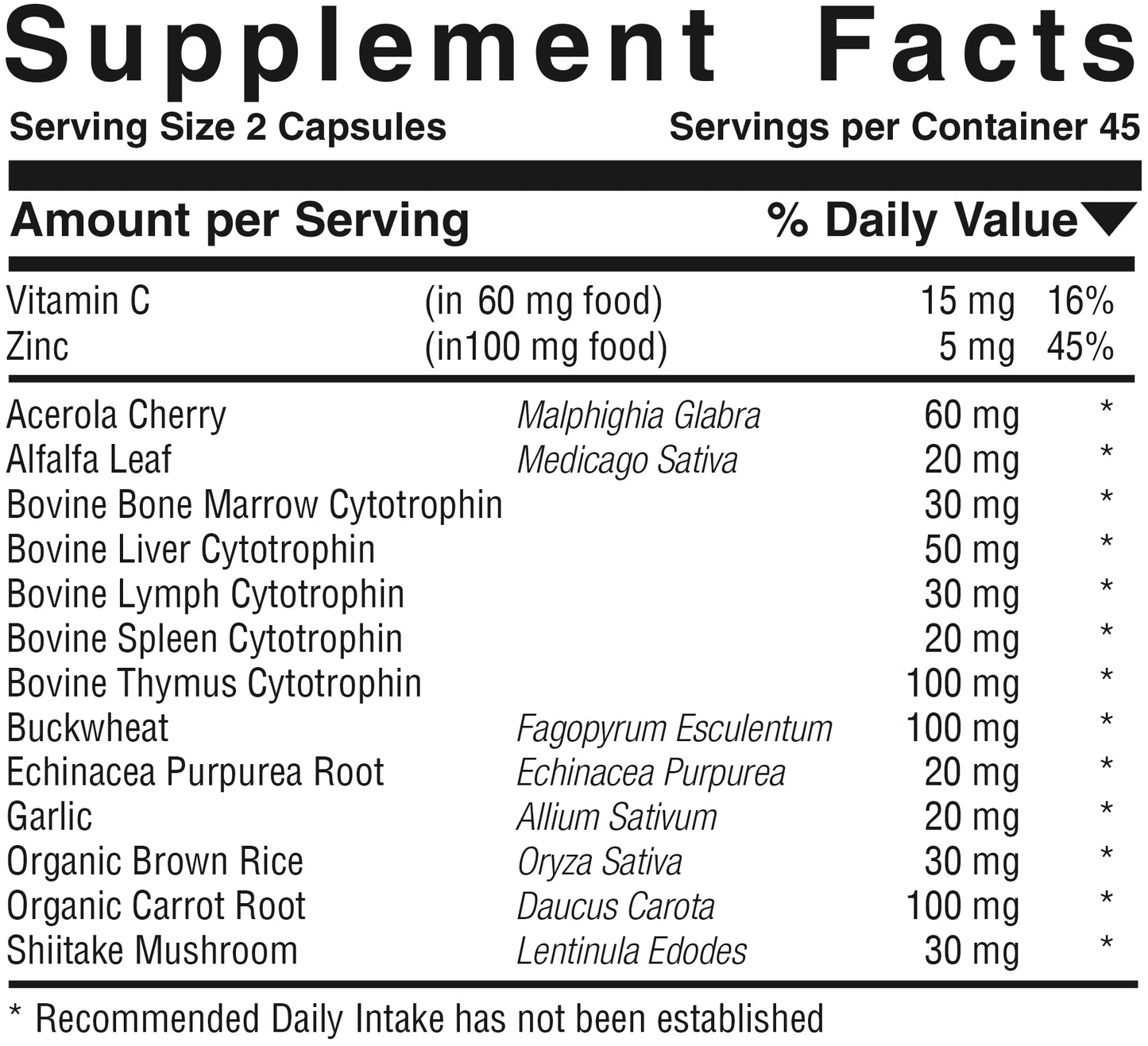 Conga-Immune™  Product #270 • 90 Capsules