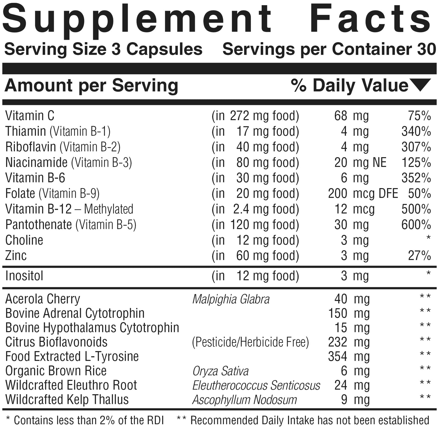 High Stress Adrenal™  Product #414 • 90 Capsules