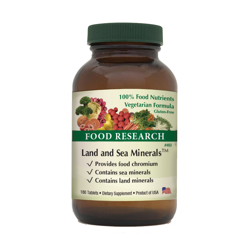 Land and Sea Minerals™  Product  #460  •  180 Tablets