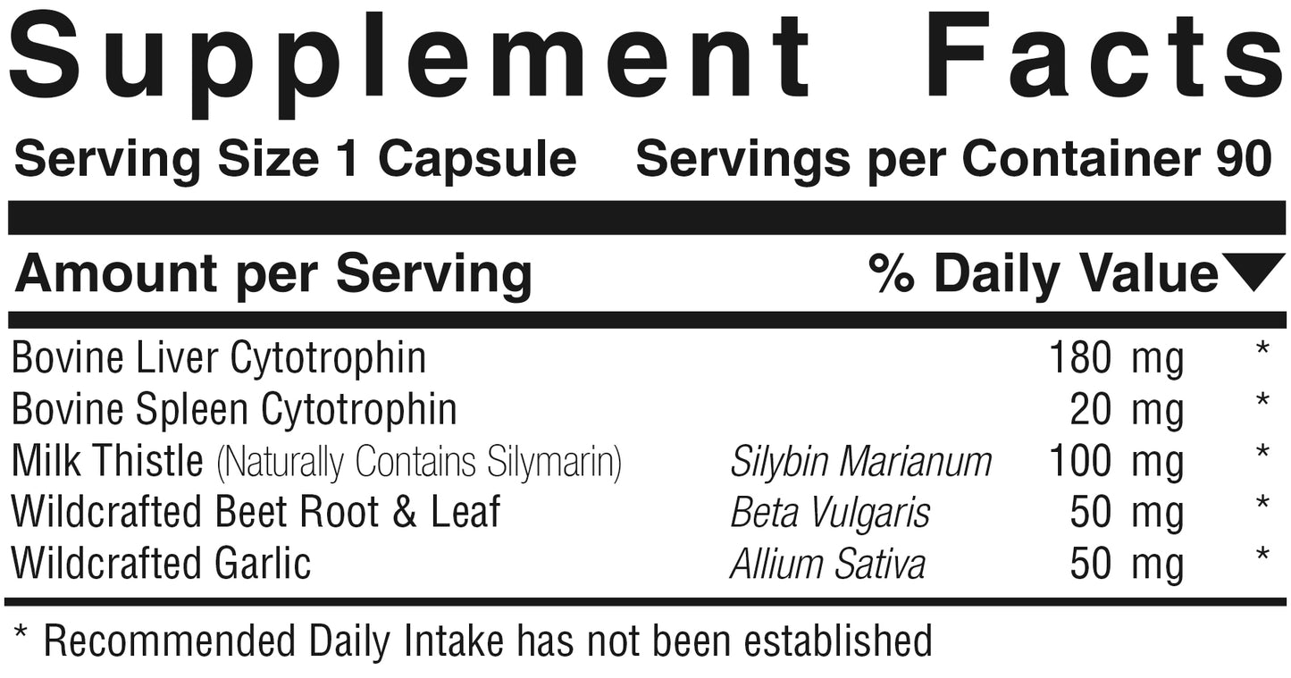 Liva DeTox & Support™  Product #496 • 90 Capsules