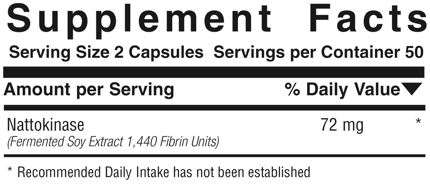 Nattokinase™  Product #590 • 90 Capsules