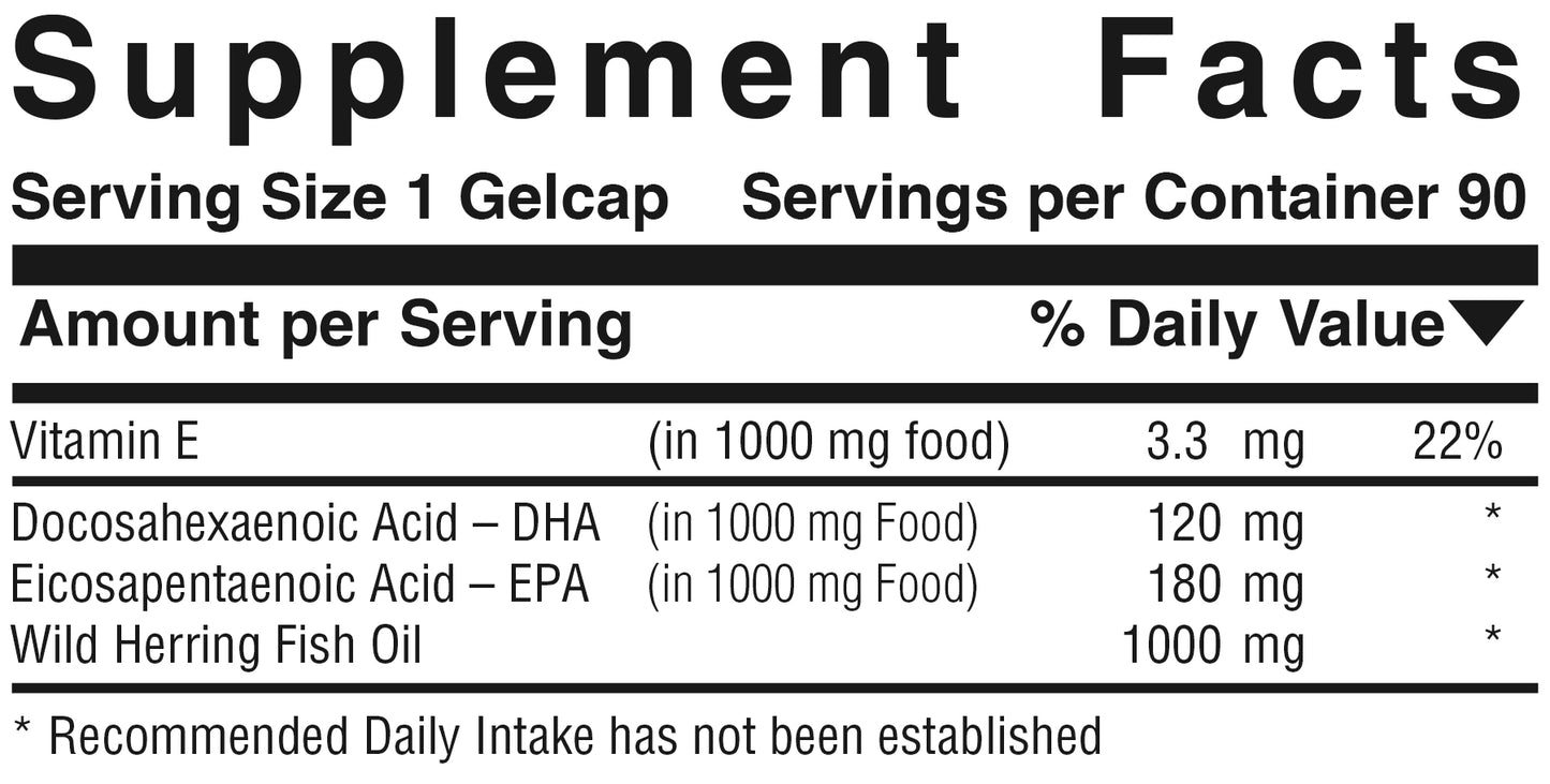Omega 3 / EPA / DHA™  Product #604 • 90 Gelcaps