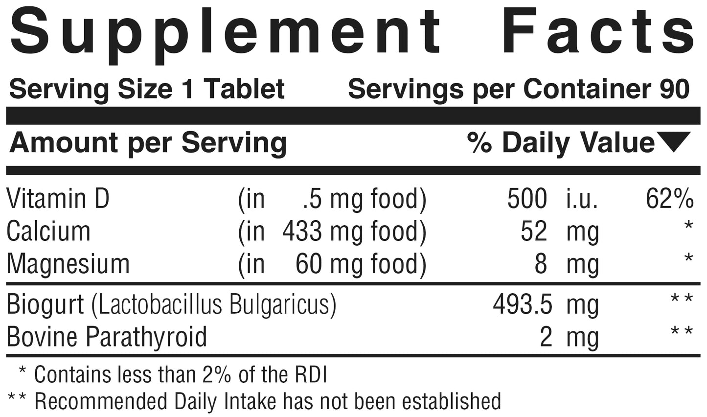 Parathyroid Plus™  Product #618 • 90 Tablets