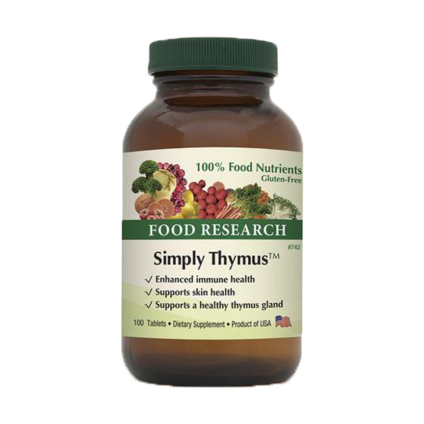 Simply Thymus™  Product #742 • 100 Tablets