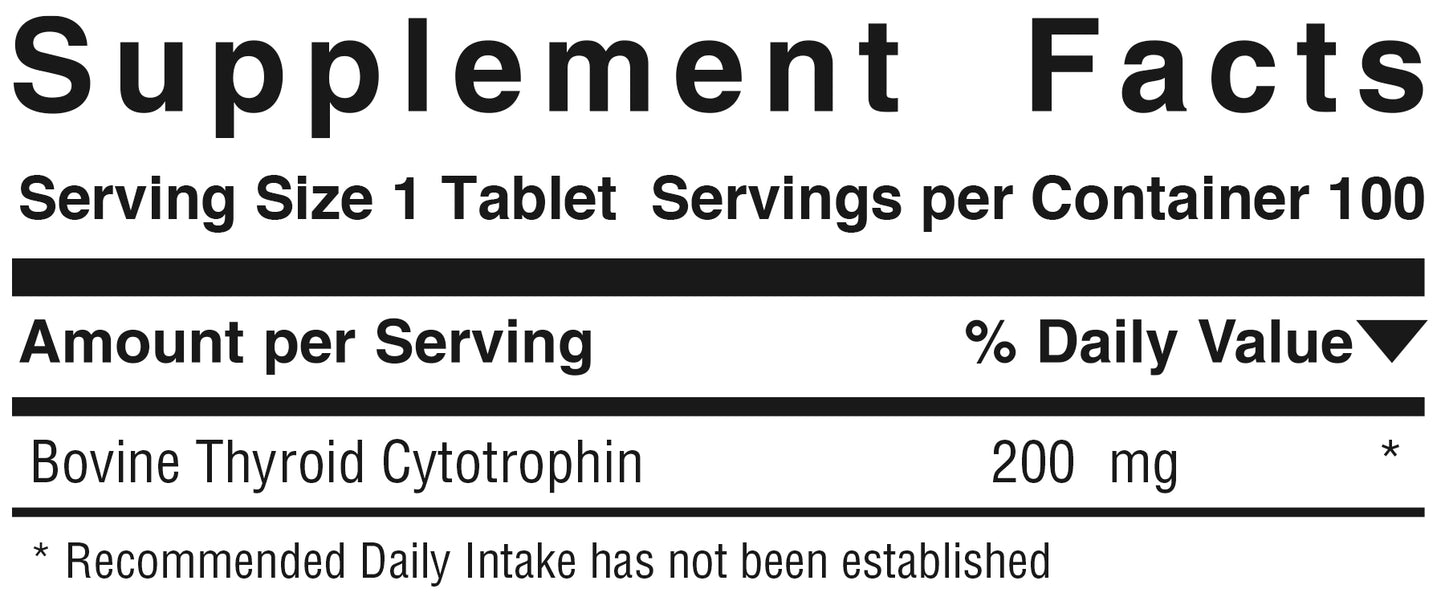Simply Thyroid™  Product #746 • 100 Tablets