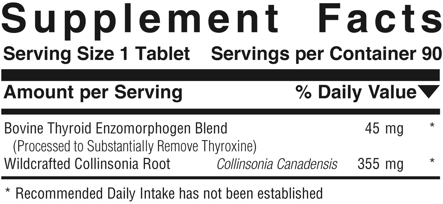 Thyroid EMG™  Product #760 • 90 Tablets