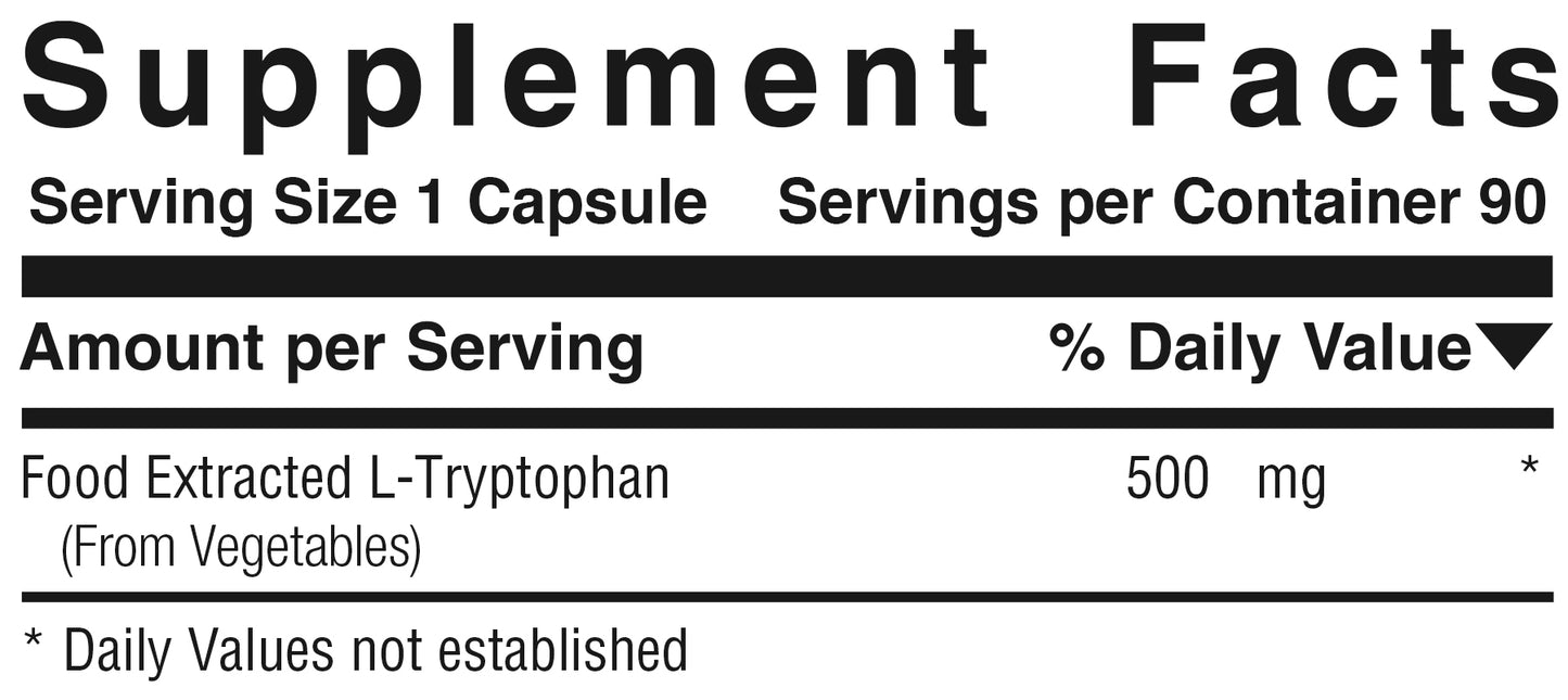 Vegetarian Tryptophan™  Product #797 • 90 Capsules